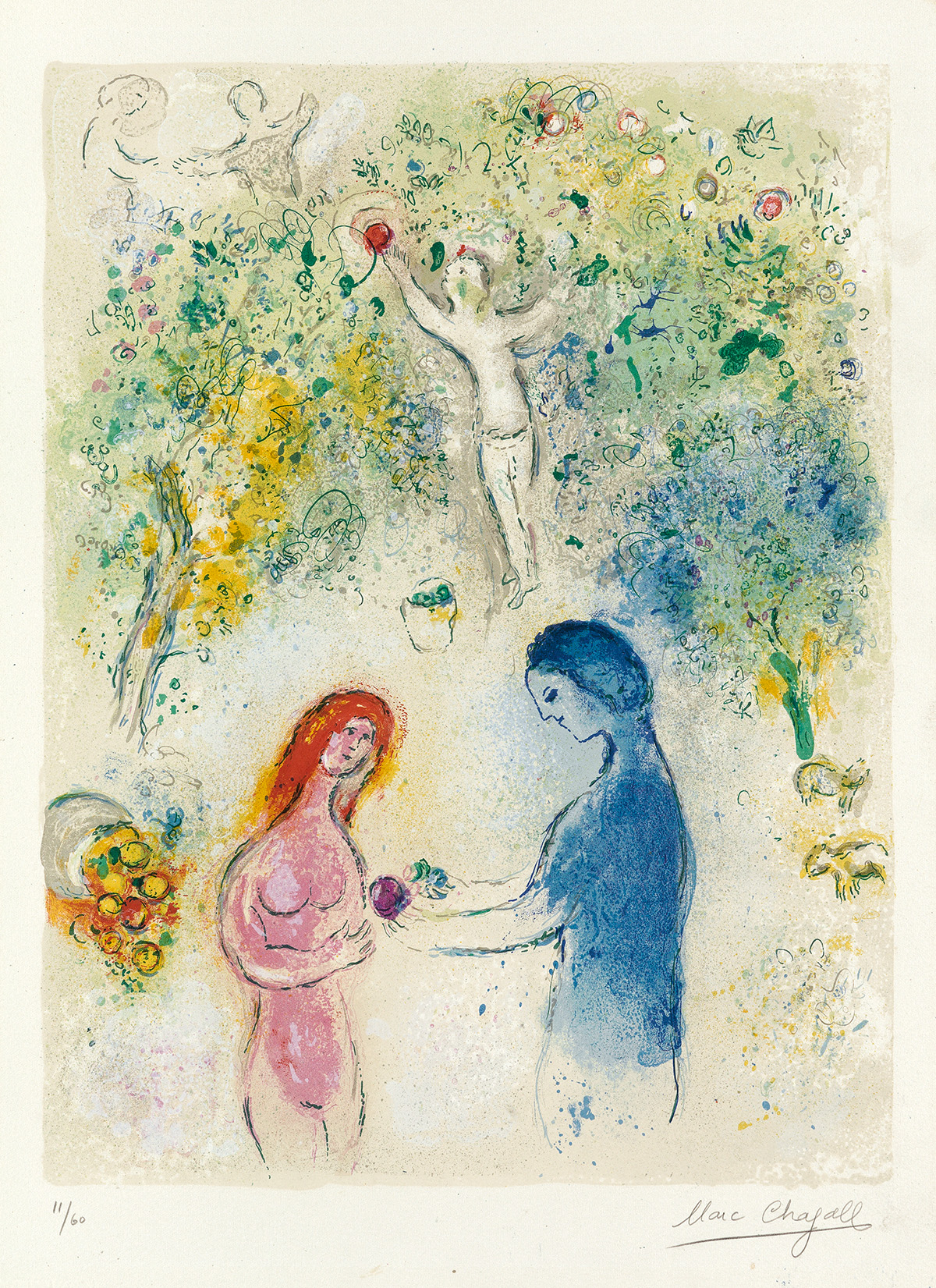 MARC CHAGALL Daphnis et Chloé Frontispice