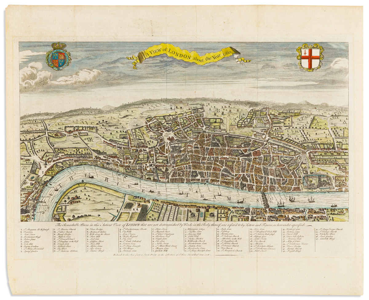 A View of London About the Year 1560.