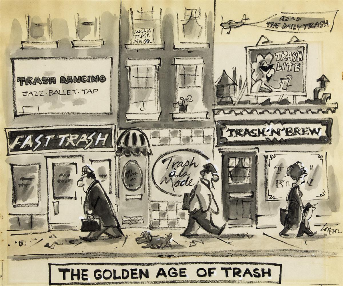 LEE LORENZ The Golden Age of Trash CARTOONS NEW YORKER