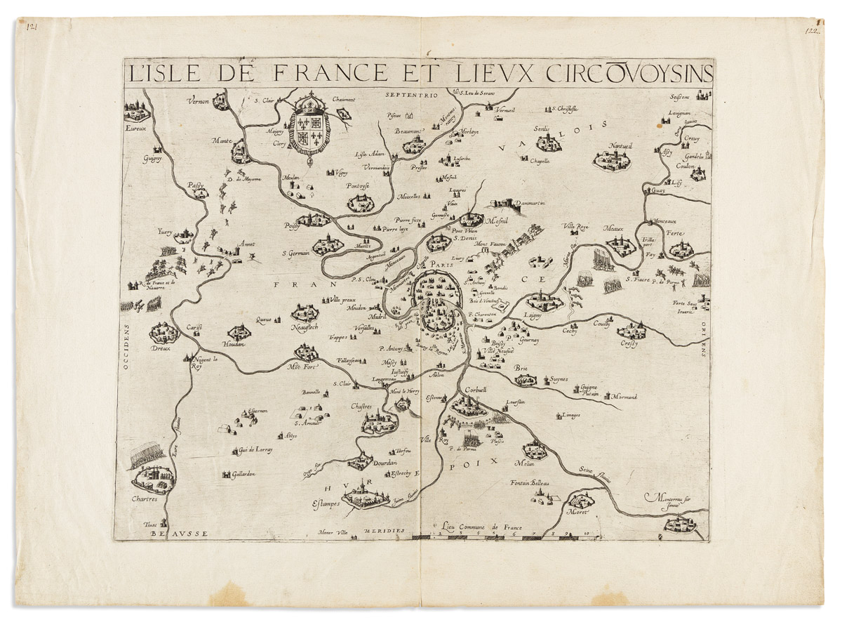 l'Isle de France et Lieux Circo[n]voysins.