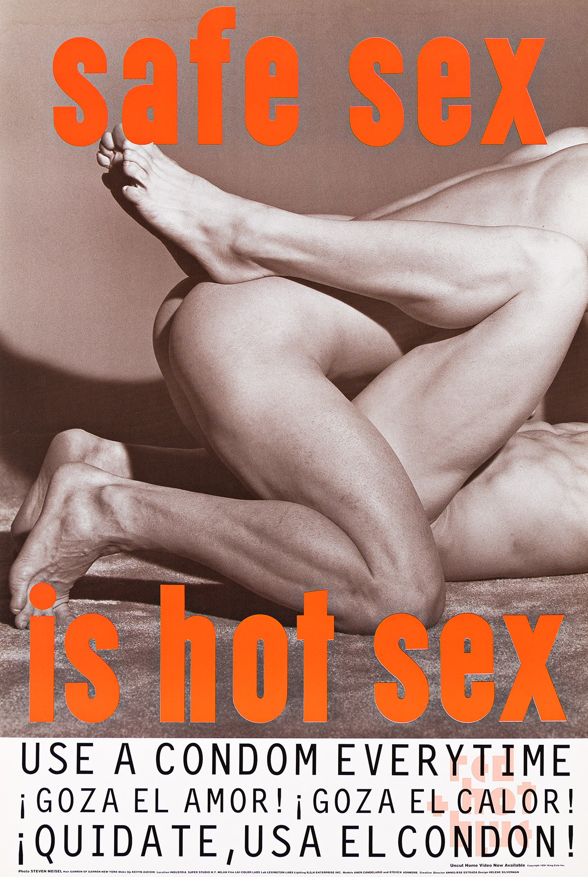 STEVEN MEISEL HELENE SILVERMAN Safe Sex Is Hot Sex Use A Co