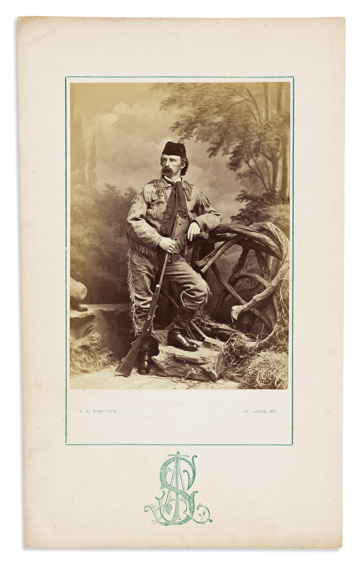 WEST) James A Scholten photographer Portrait of Custer take