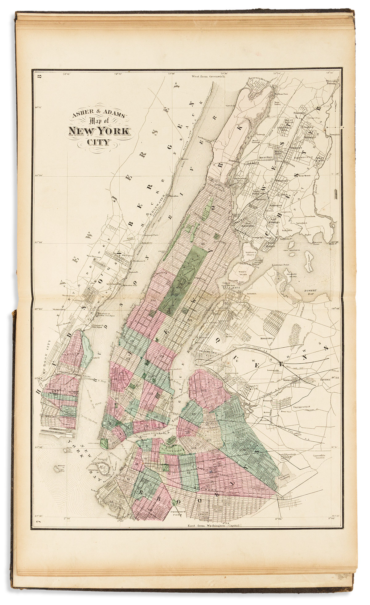 New Topographical Map of the State of New York.