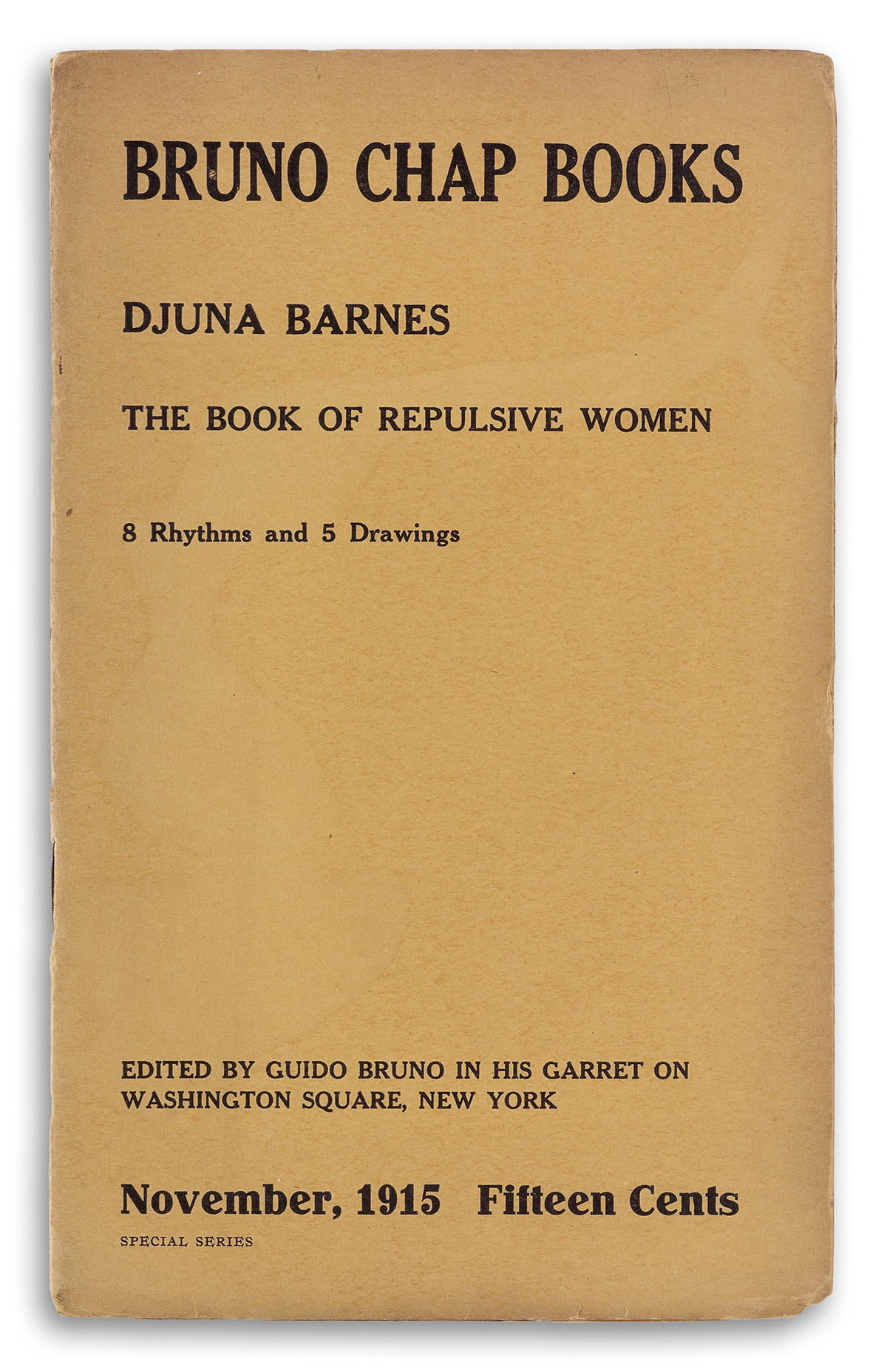 DJUNA BARNES (1892 1982) The Book of Repulsive Women 8 Rhyt