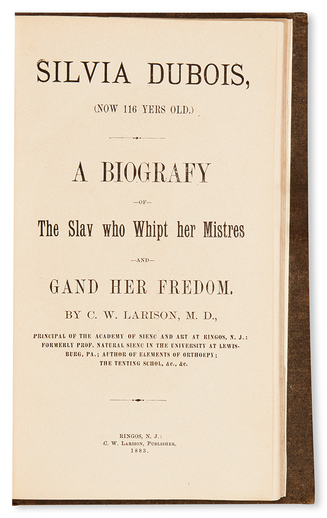 SLAVERY AND ABOLITION NARRATIVES) LARISON C W M D S 244165 728249