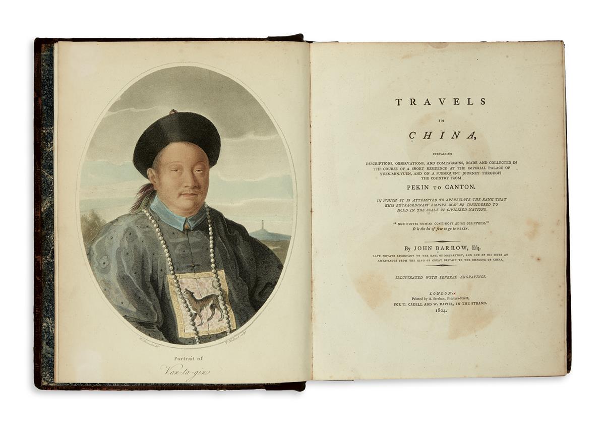 TRAVEL BARROW JOHN Sir Travels in China 1804