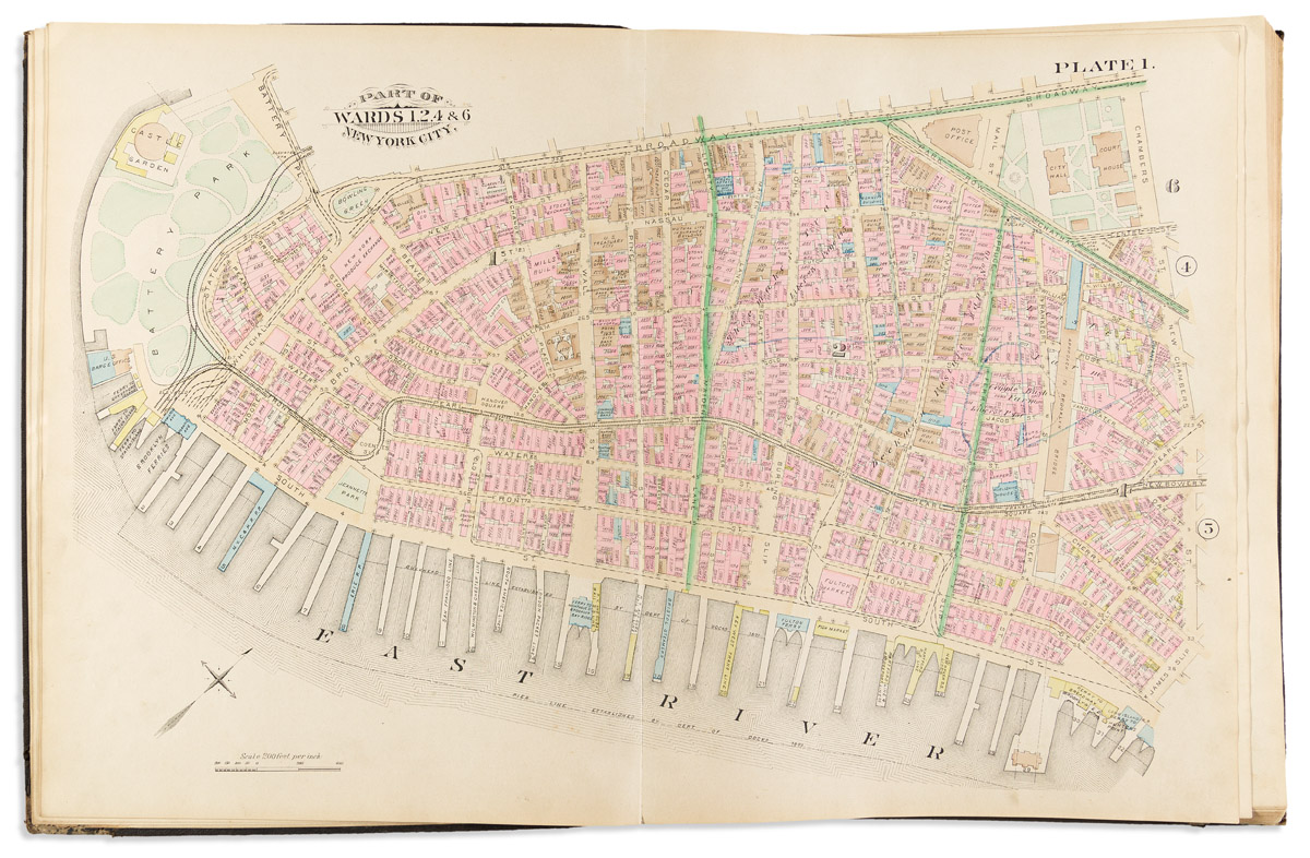 Robinson's Atlas of the City of New York.