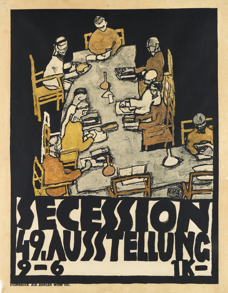 EGON SCHIELE (1890 1918) SECESSION 49 AUSSTELLUNG 1918 26x20