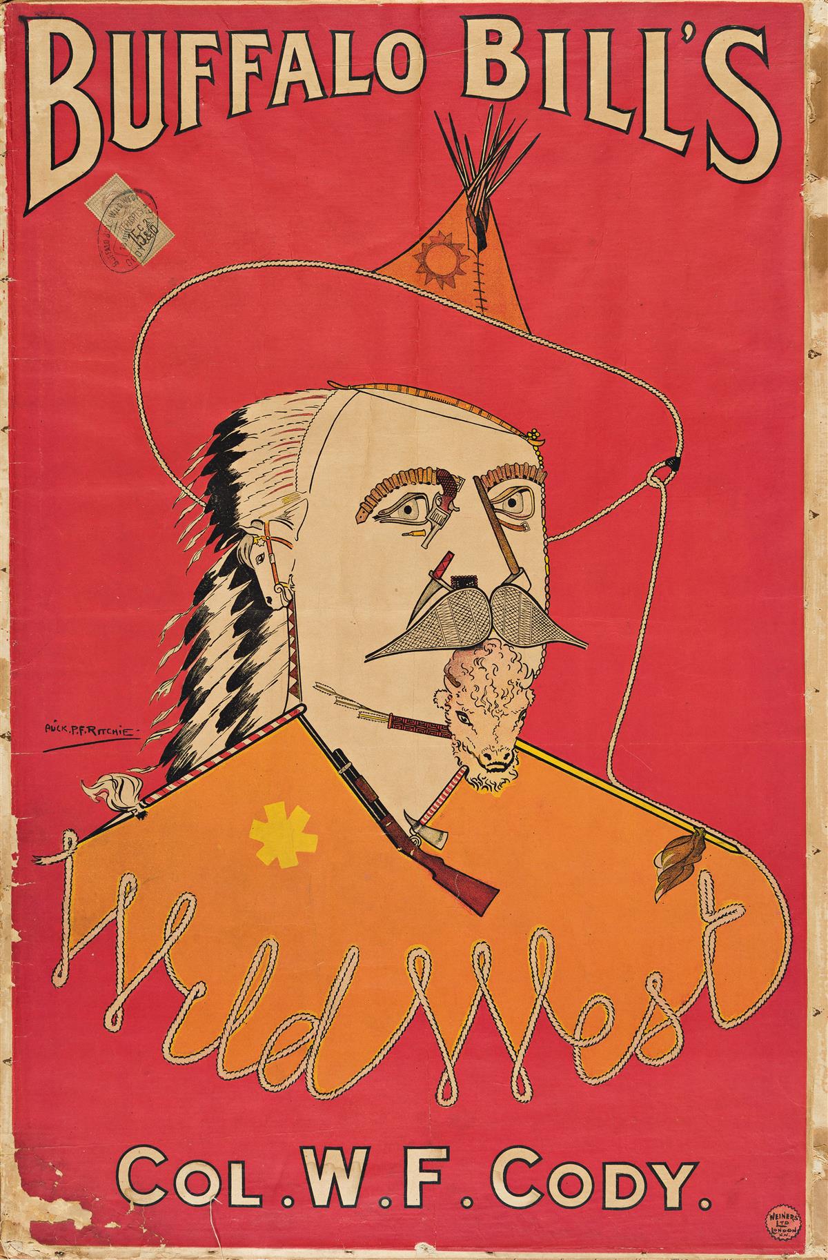 Vintage Buffalo Bill's Wild West Poster