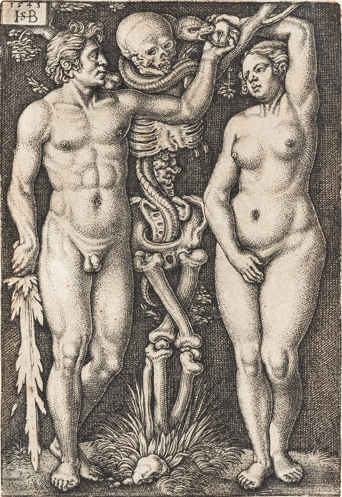 HANS SEBALD BEHAM Adam and Eve