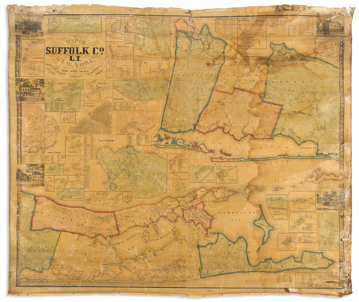 Map of Suffolk Co., L.I. New York.