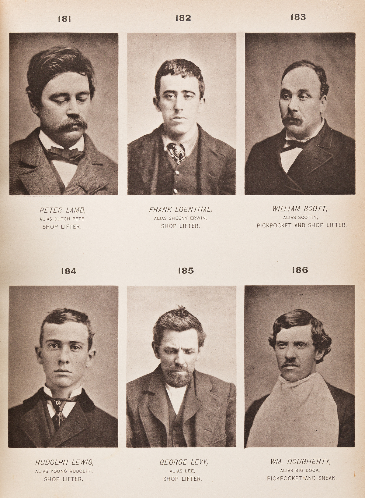 A Real Rogues' Gallery, Victorian-style…