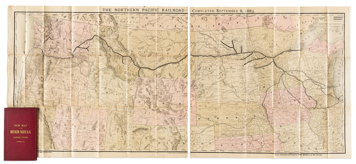 The Northern Pacific Railroad -- Completed September 8, 1883.