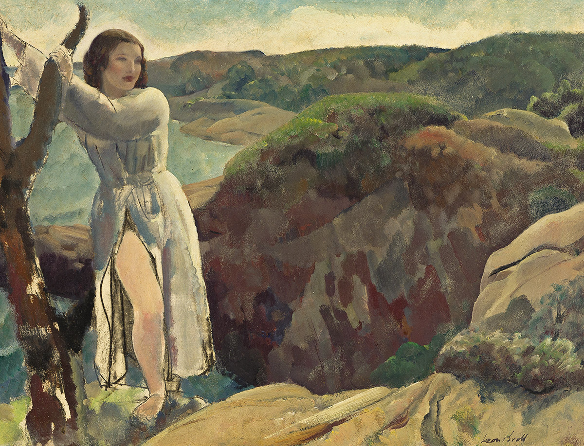 LEON KROLL Study for Cape Ann