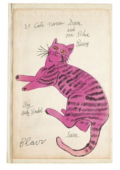 WARHOL ANDY 25 Cats Name Sam and One Blue Pussy