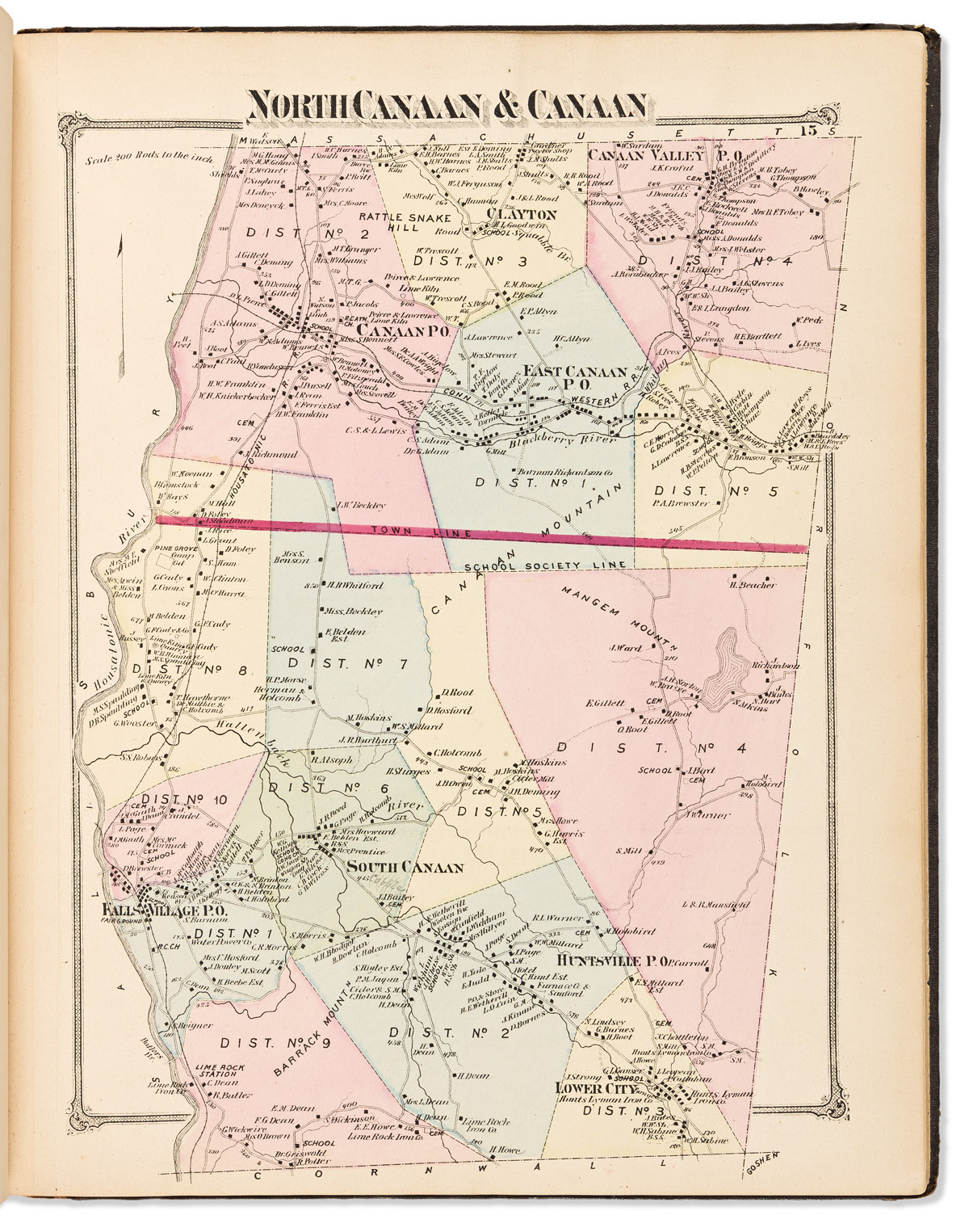 County Atlas of Litchfield Connecticut.
