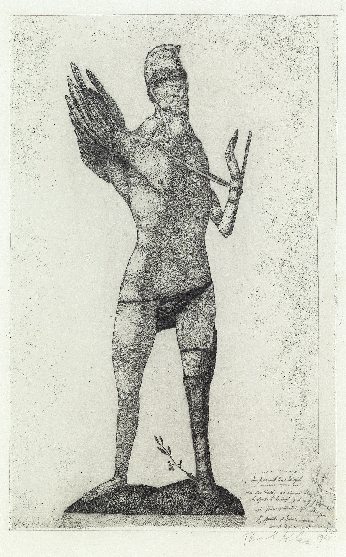 Paul Klee - 'The Trumpet Sounds' - Free Stock Illustrations | Creazilla