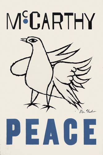 BEN SHAHN McCarthy Peace Poster