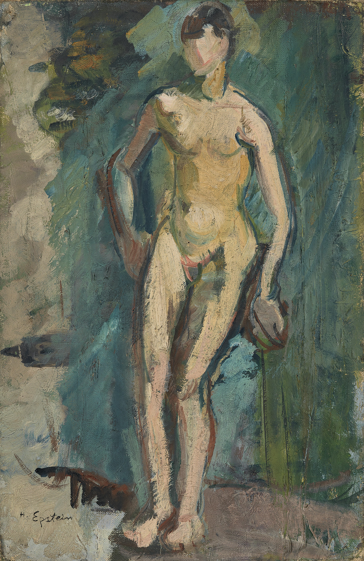 HENRI EPSTEIN Femme Nue Debout