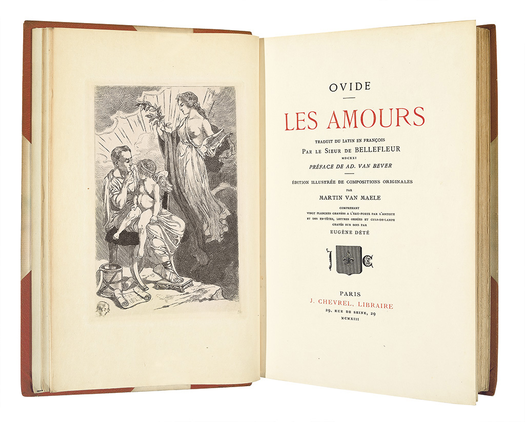 CURIOSA) Ovid Les Amours traduit du Latin en François par l