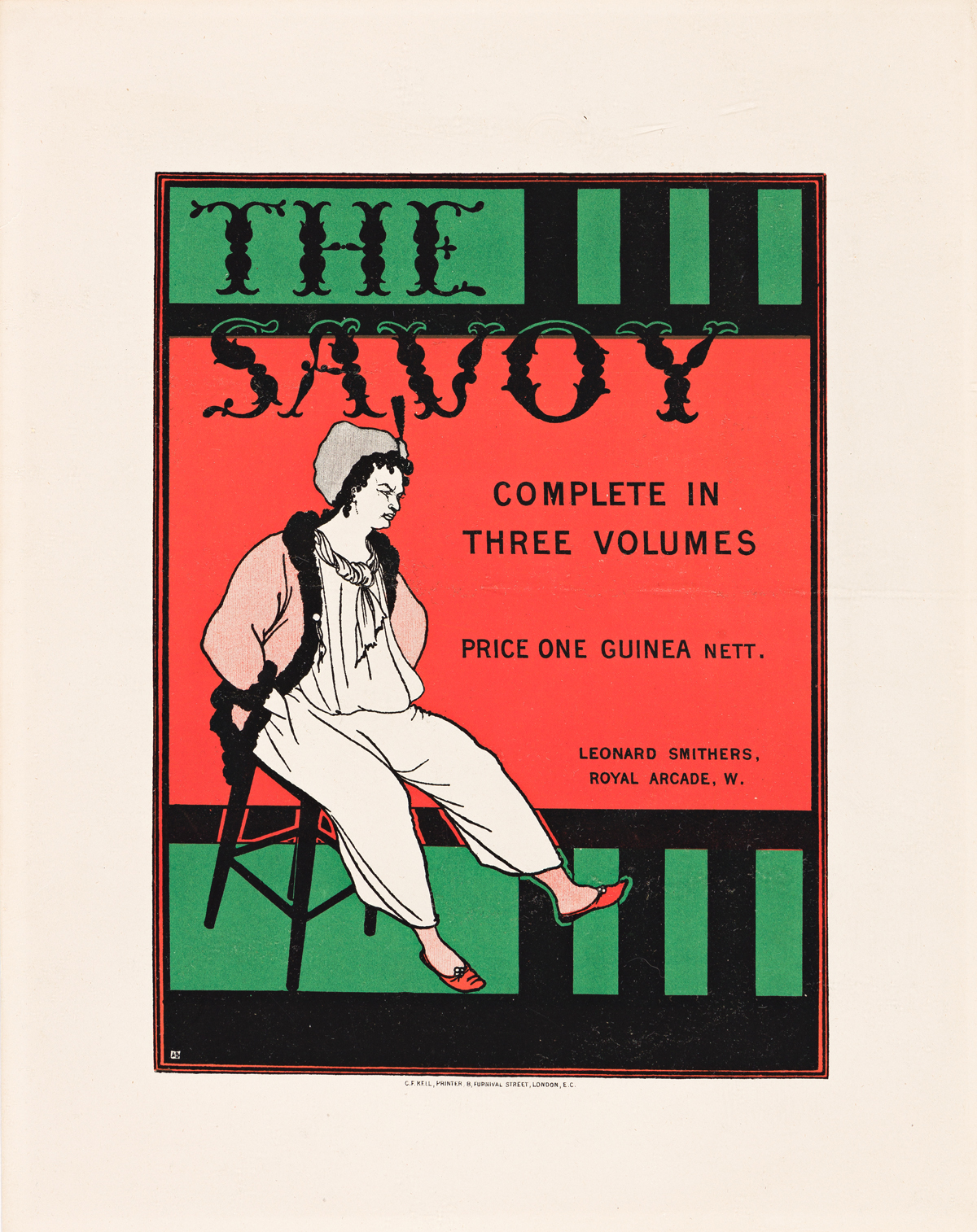 AUBREY BEARDSLEY (1872 1898) THE SAVOY 1896 12x10 inches 32