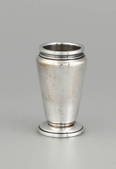 ITALIAN LINE Silver toothpick holder by Broggi