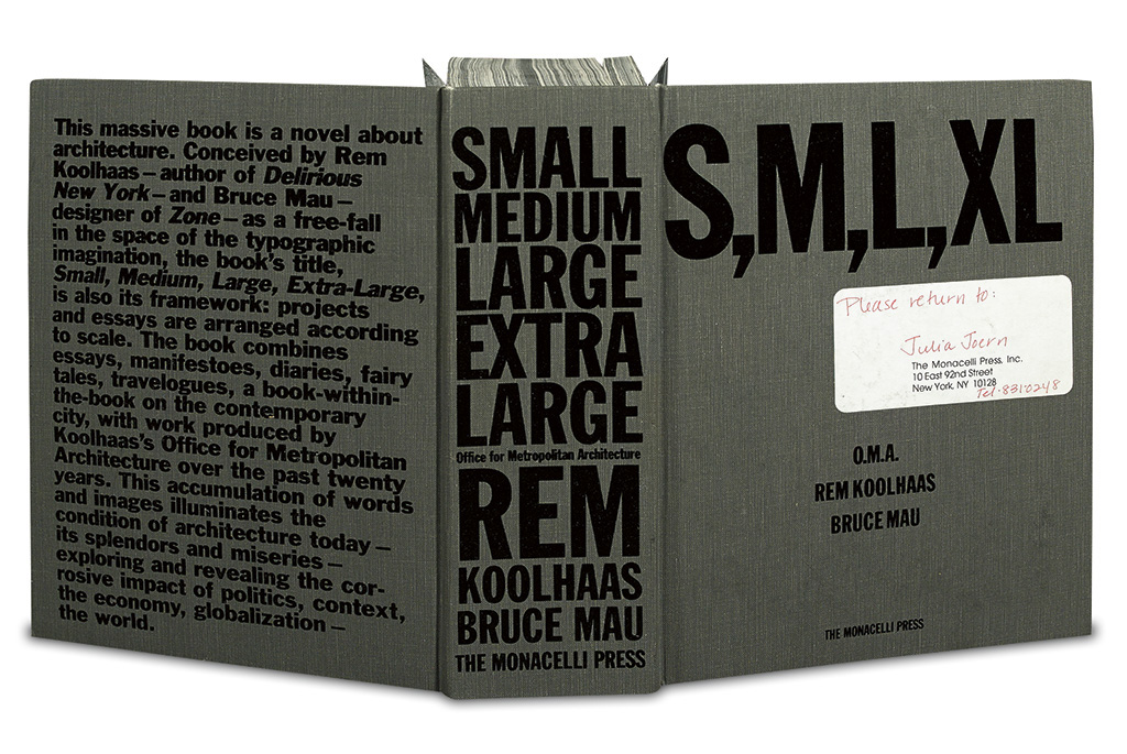 S, M, L, XL: Small, Medium, Large, Extra Large