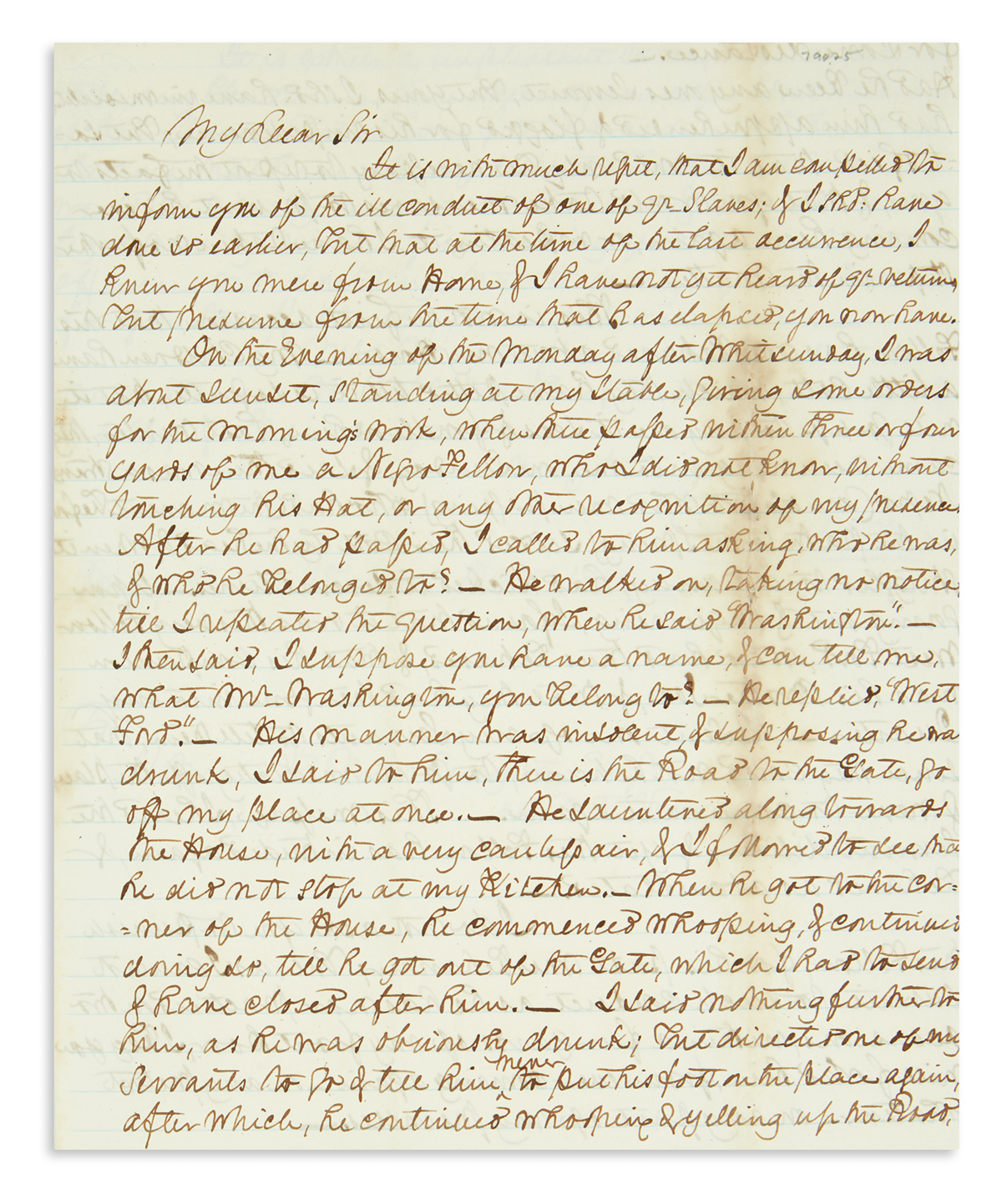 Slavery And Abolition Archive Of Letters To John Augustine