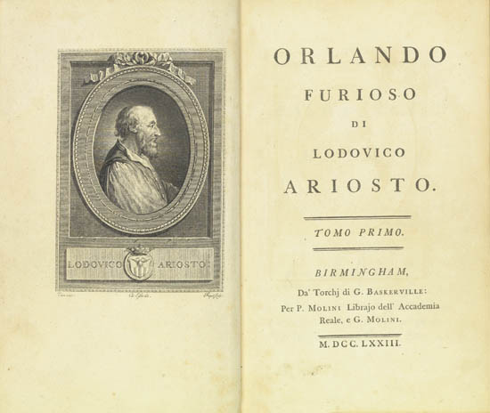 Orlando Furioso di M. Lodovico Ariosto. Tomo IIII