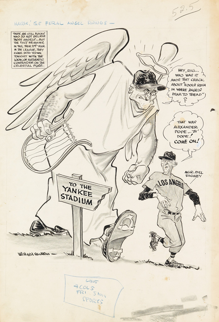 Artist Willard Mullin New York Yankees Art Poster