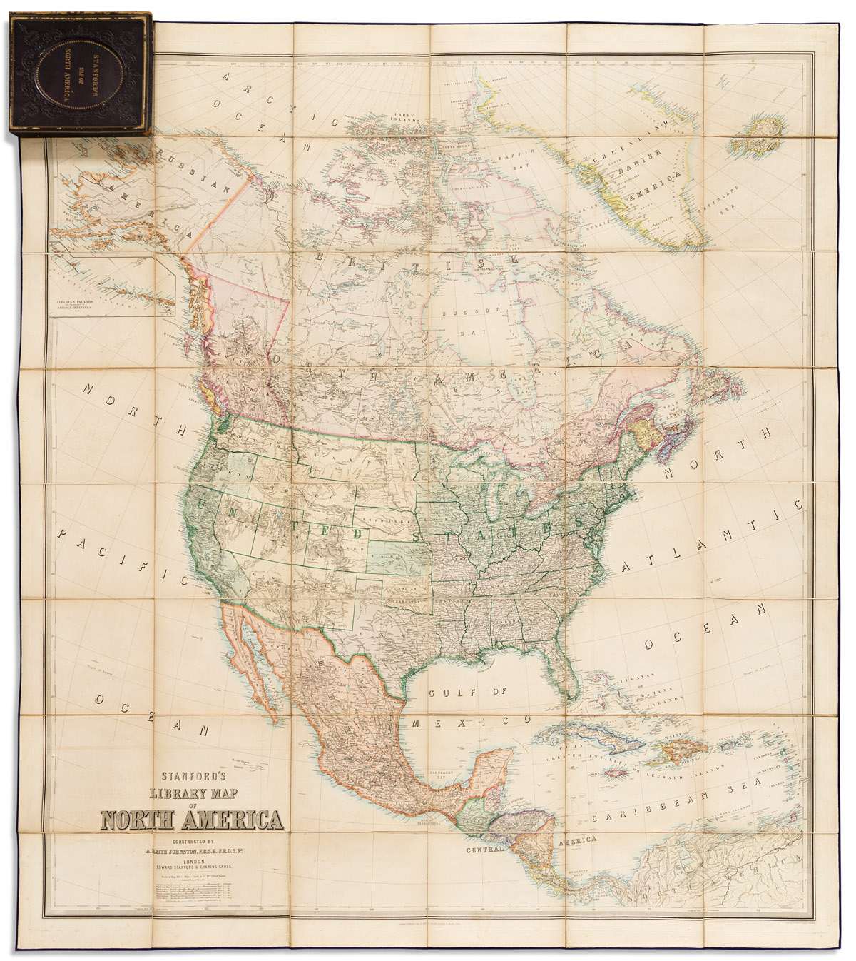 Stanford's Library Map of North America.