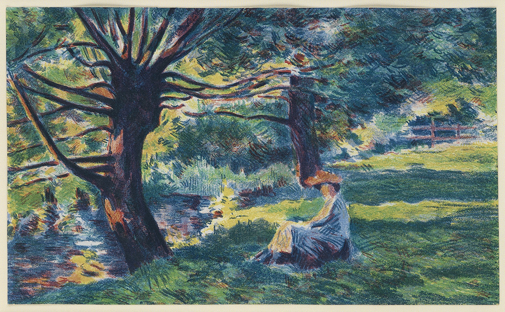 MAXIMILIEN LUCE Environs de Vernon ou Bords de lEpte à Éragn