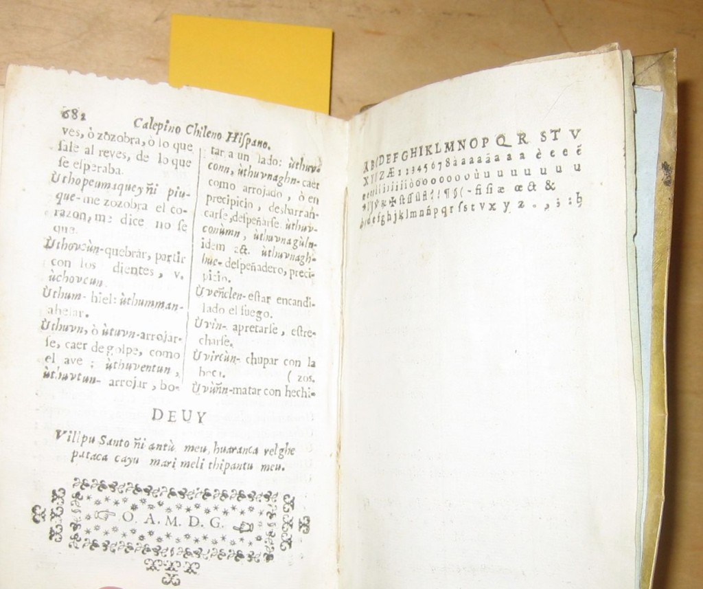 LIMA 1765) Febres Andrés Arte de la lengua general del rey