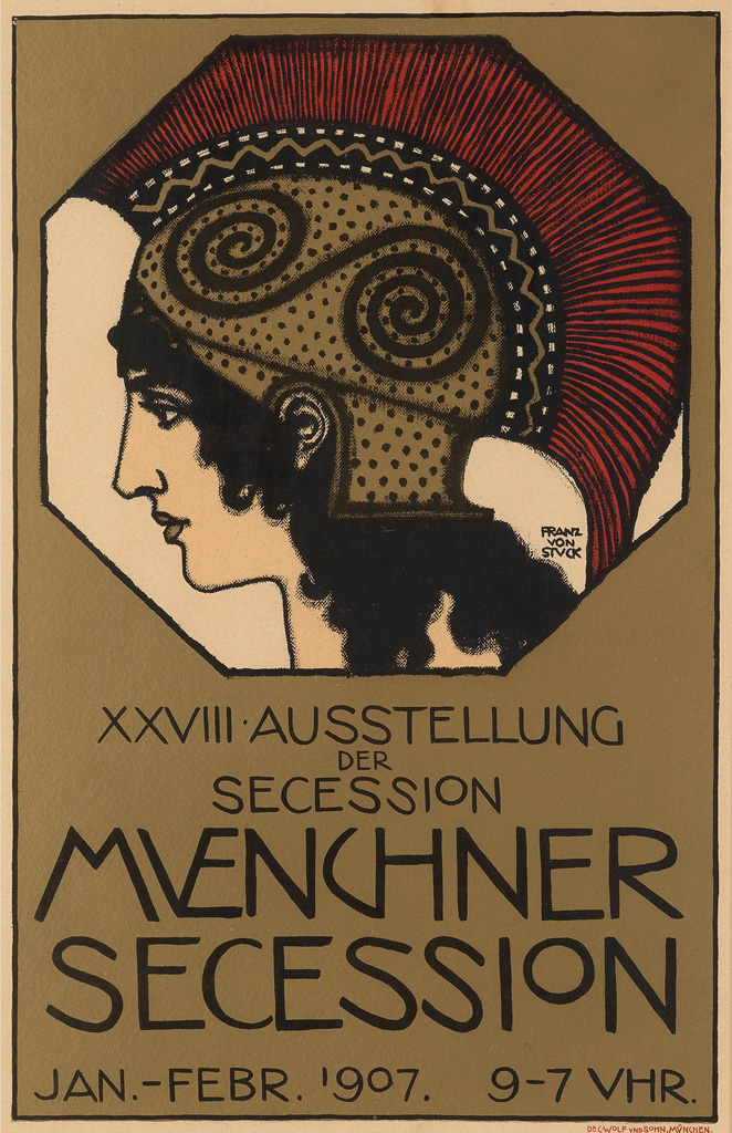 FRANZ VON STÜCK (1863 1928) MUENCHNER SECESSION 1907 21x14 i