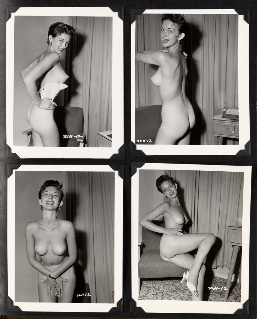 NUDES) Album containing 190 exuberant photographs of tempti