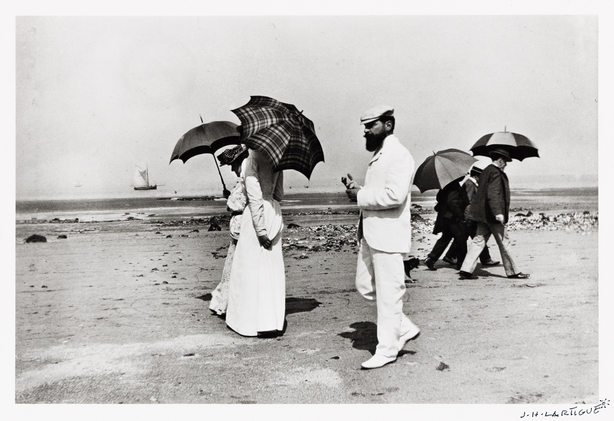 JACQUES HENRI LARTIGUE 1894 1986 Beach at Villerville