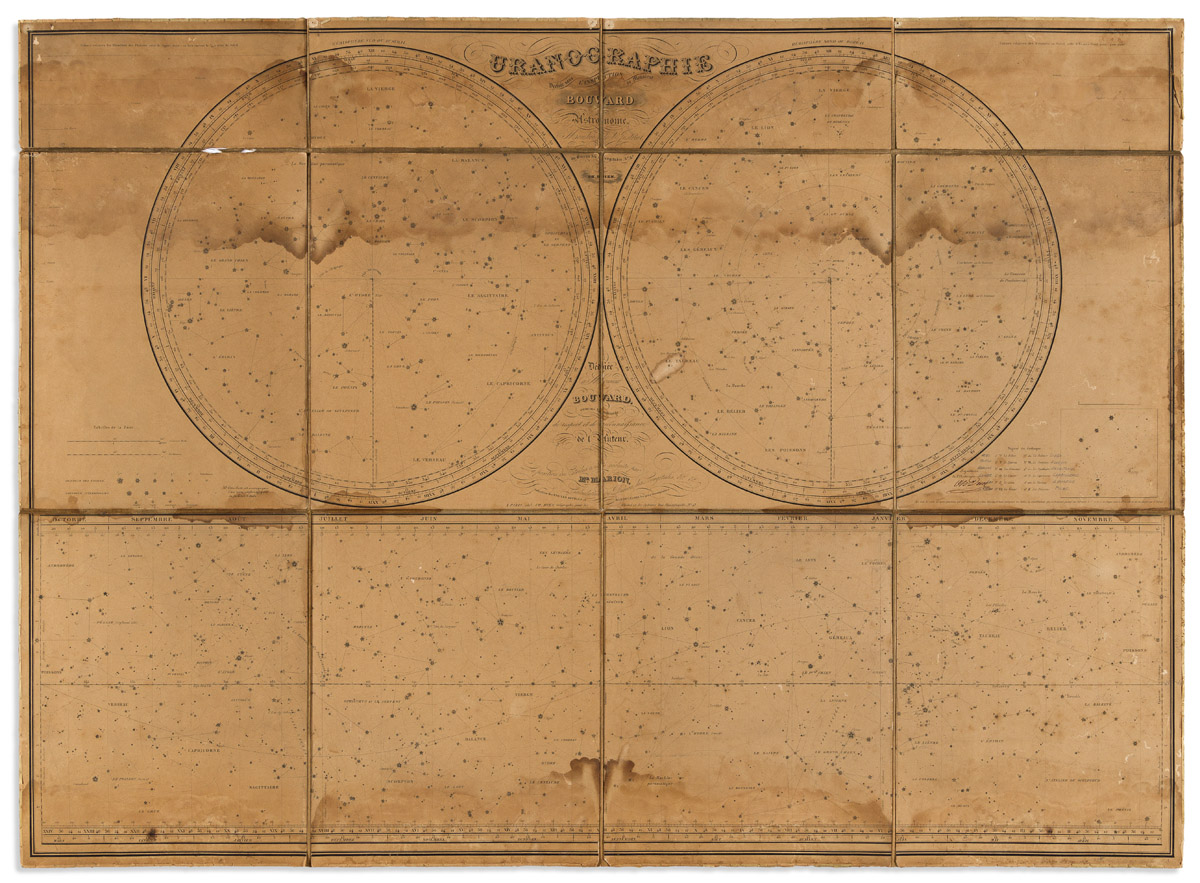 Uranographie Dressee sous l'Inspection de Monsieur Bouvard Astronome.