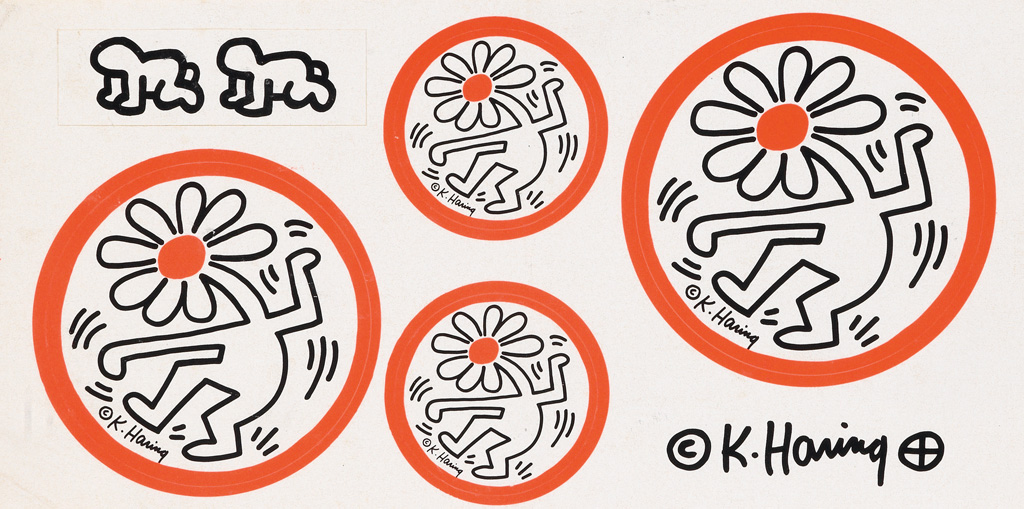 Keith Haring Pop Art Stickers