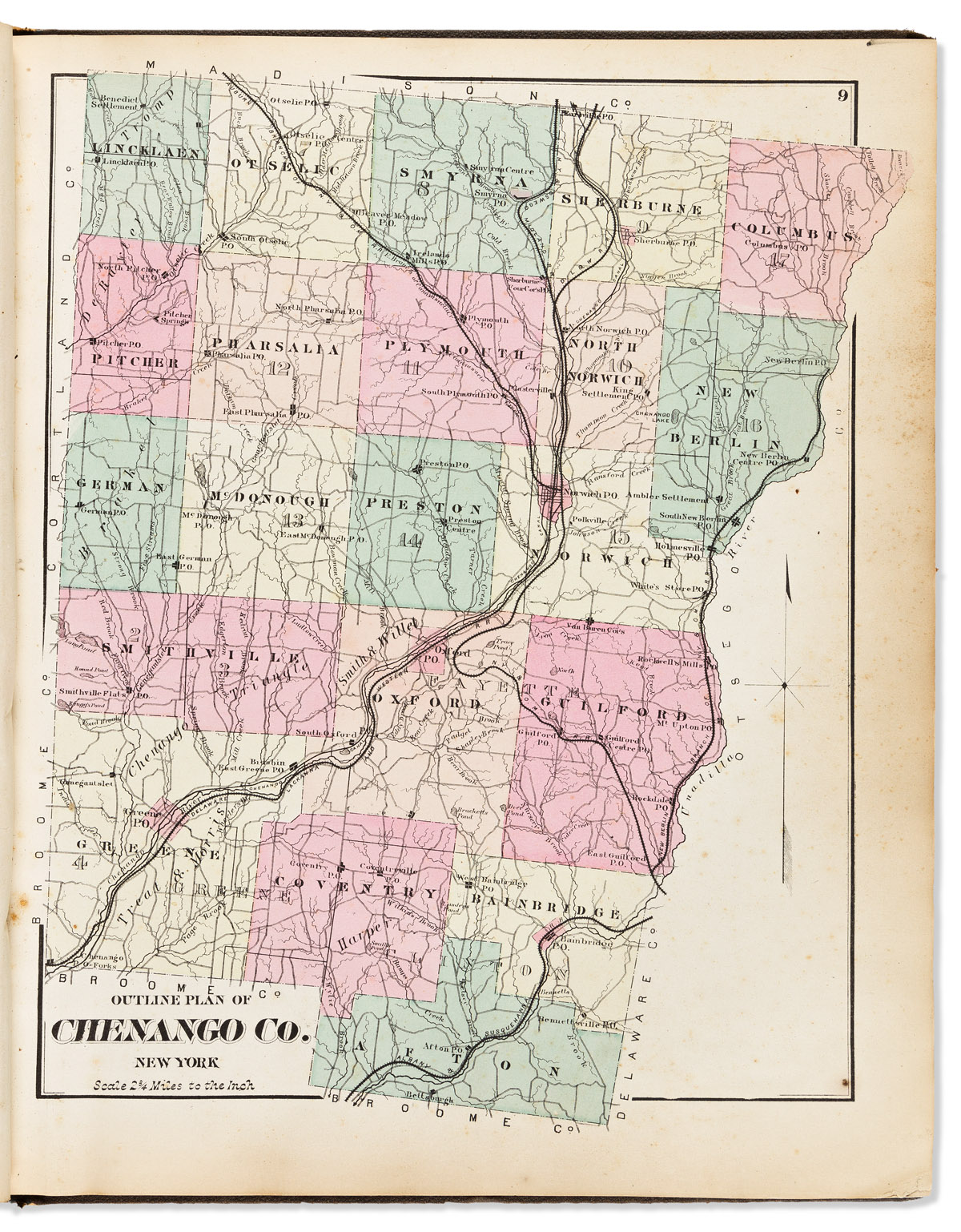 Atlas of Chenango County, New York.