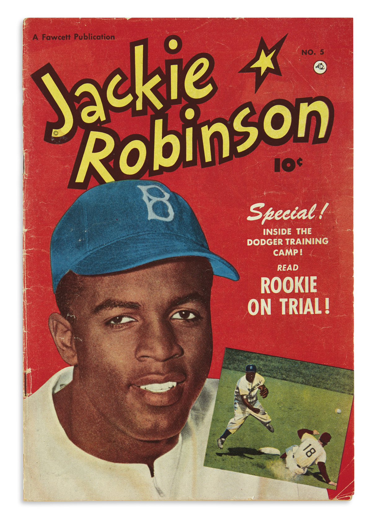 Jackie Robinson Of The Brooklyn Dodgers Art Print by New York Daily News  Archive 