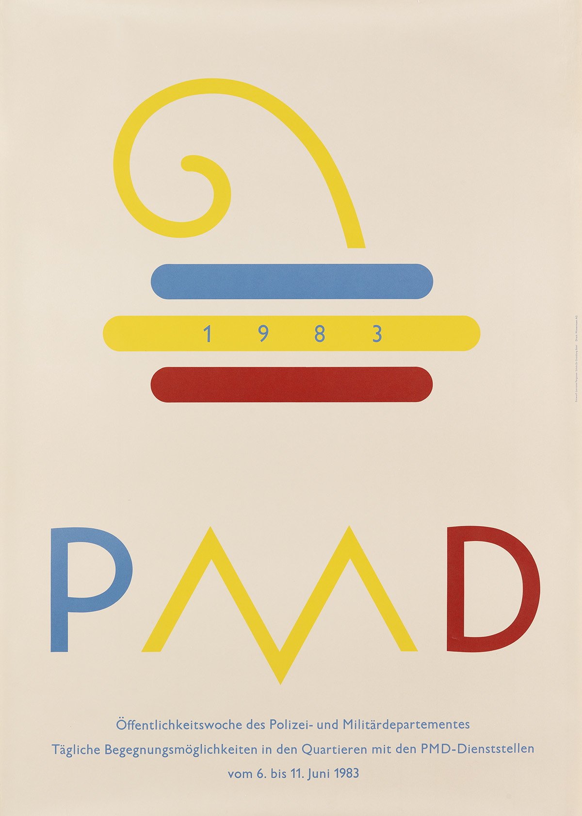 1980s graphic design poster
