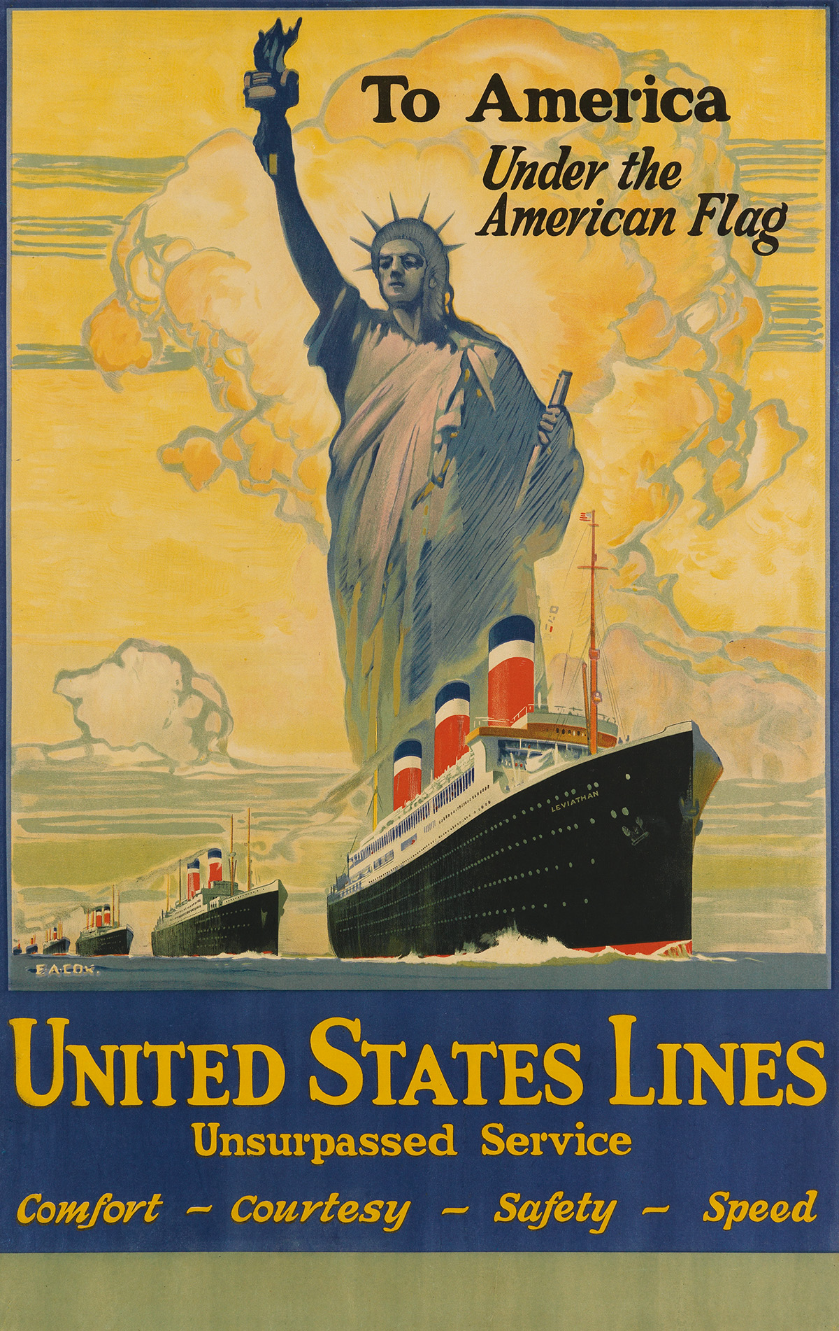 compagnie nederland boat THE ORIENT /& AUSTRALIA vintage travel poster 24X36
