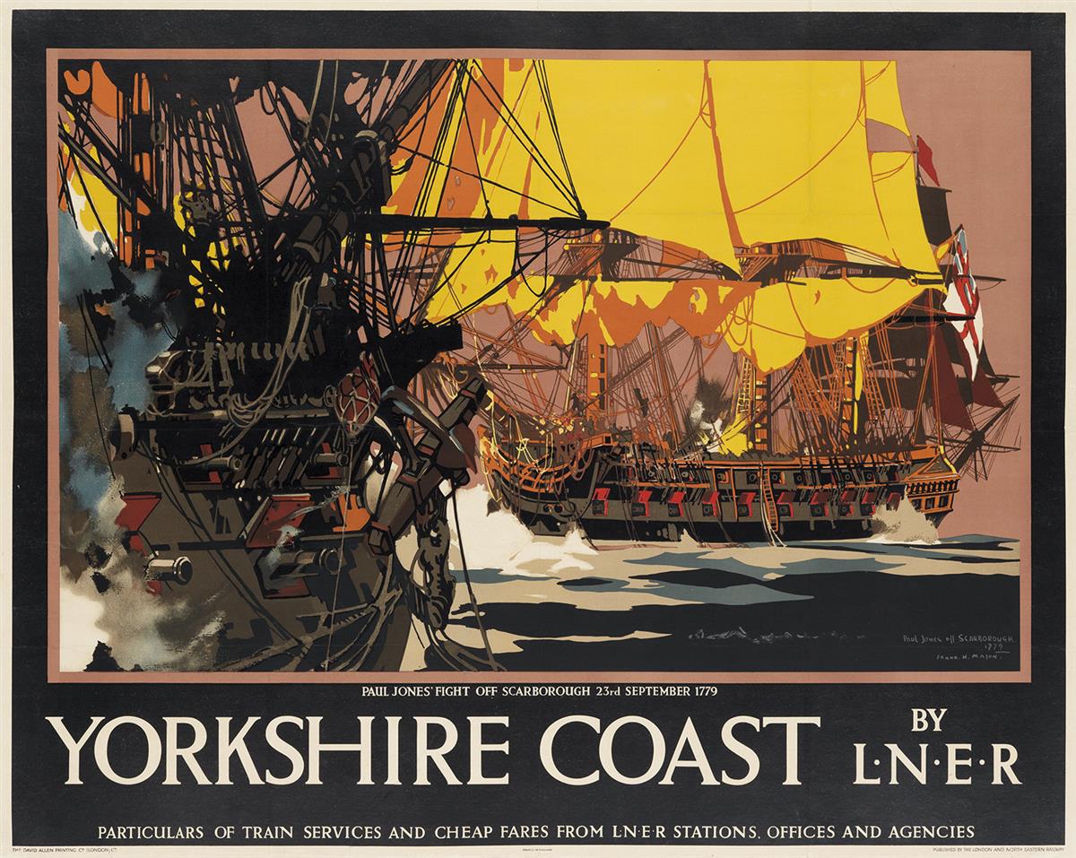 FRANK H MASON (1876 1965) YORKSHIRE COAST BY LNER PAUL J 2490174 750401