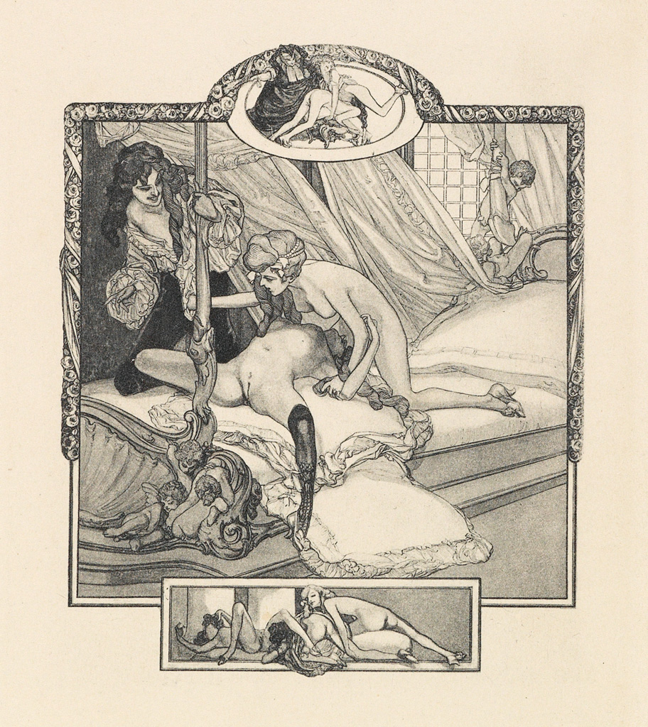 Illustrated erotic literature