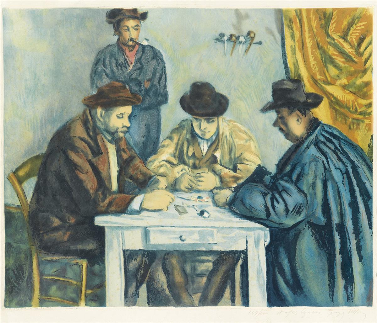 Paul CÉzanne (after) Les Jouers Des - Auctions & Price Archive