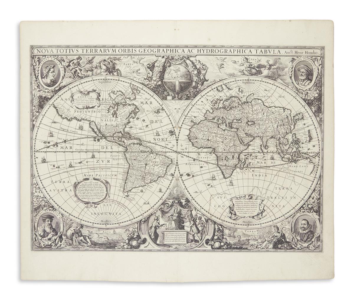 Nova Totius Terrarum Orbis Geographica ac Hydrographica Tabula. | Barnebys