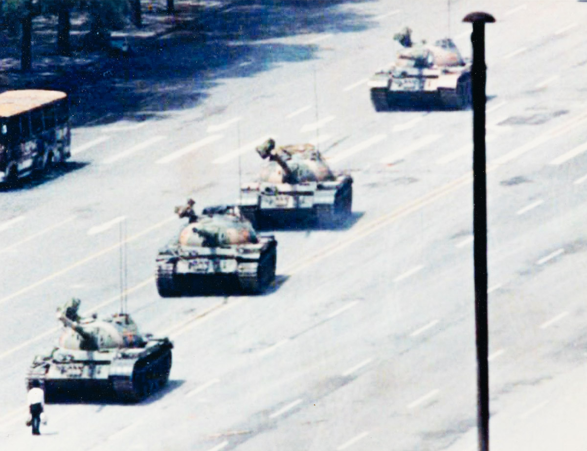 Tiananmen Square Tank Man Poster